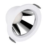 Ledvance Downlight LED Comfort Aluminium Bianca 13W 1430lm 55D - 930-940 CCT | 116mm - Ritaglio 100mm - IP44 - Miglior Resa Cromatica - UGR<19 - Zigbee Dimmerabile 