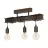 Eglo Luce da soffitto Townshend 4 Acciaio Marrone | IP20 - Adatto per 3x E27 