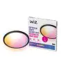 WiZ Smart LED Luce da soffitto SuperSlim Nero 22W 2600lm - 922-950 Regolabile Bianca + RGB | IP20 - Miglior Resa Cromatica - Wifi Dimmerabile