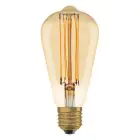 Ledvance Vintage 1906 LED E27 Edison Oro 5.8W 470lm - 822 Bianco Molto Caldo | Dimmerabile - Sostitutiva 40W