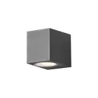 D'Lite Luce Da Parete Vrebos Aluminium Nero | IP54 - Adatto Per 1x GU10