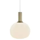 Nordlux Alton 25 Luce Pendente Vetro Bianca | Adatto per 1x E27