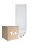 Confezione Multipack 10x Ledvance Dulux-TE LED 10W 1100lm - 840 Bianco Freddo | 4-Pin - Sostitutiva 26W